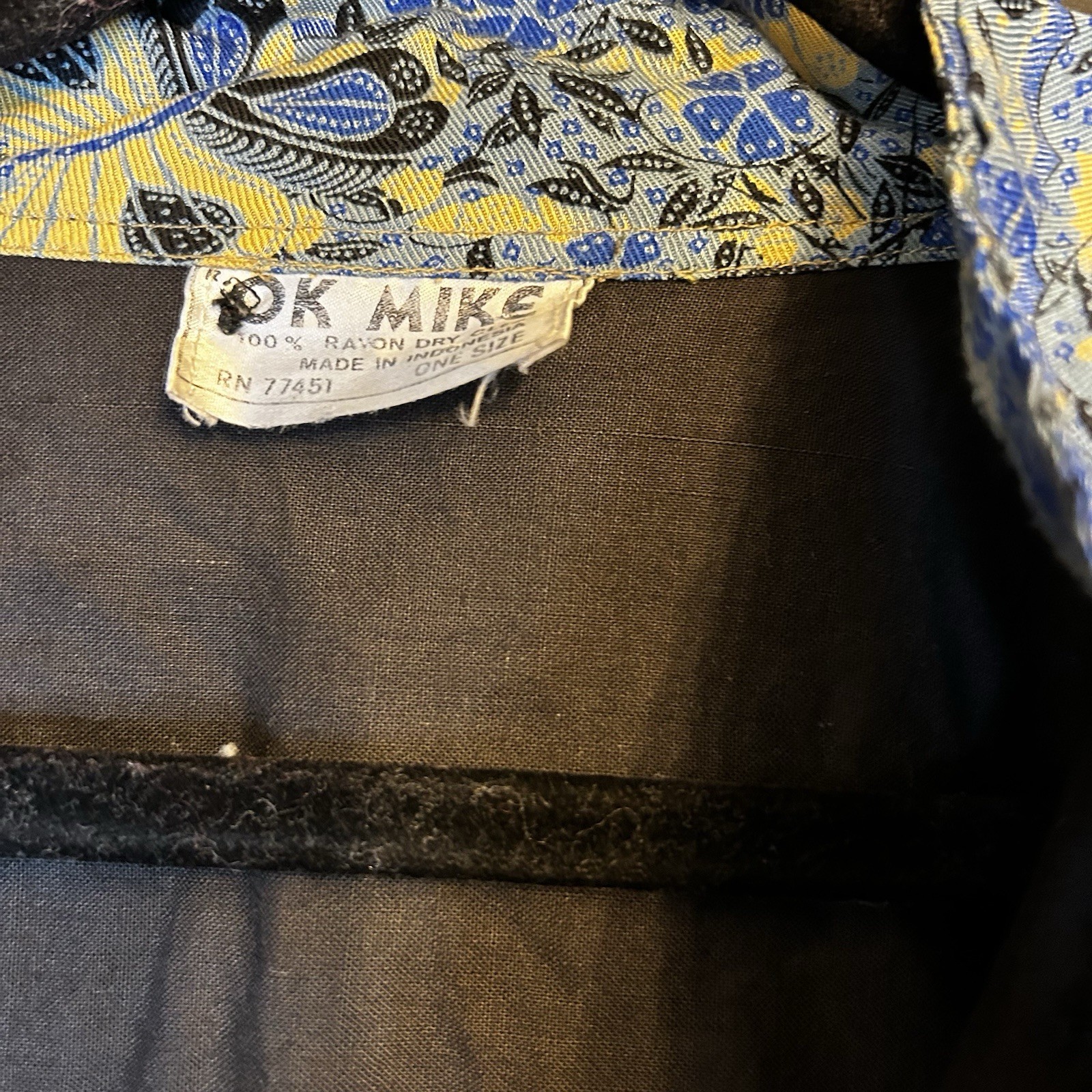 OK MIKE Vintage Multi Pattern Full Zip Jacket Wom… - image 4