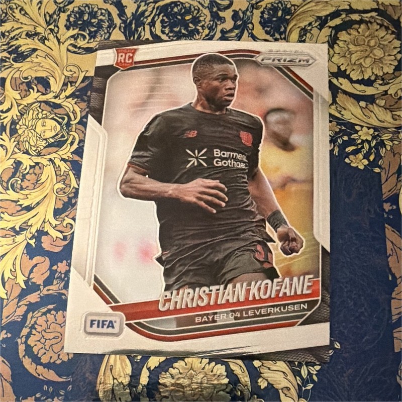 Panini Prizm FIFA Soccer 2025-26 Christian Kofane Bayer 04 Leverkusen RC #239