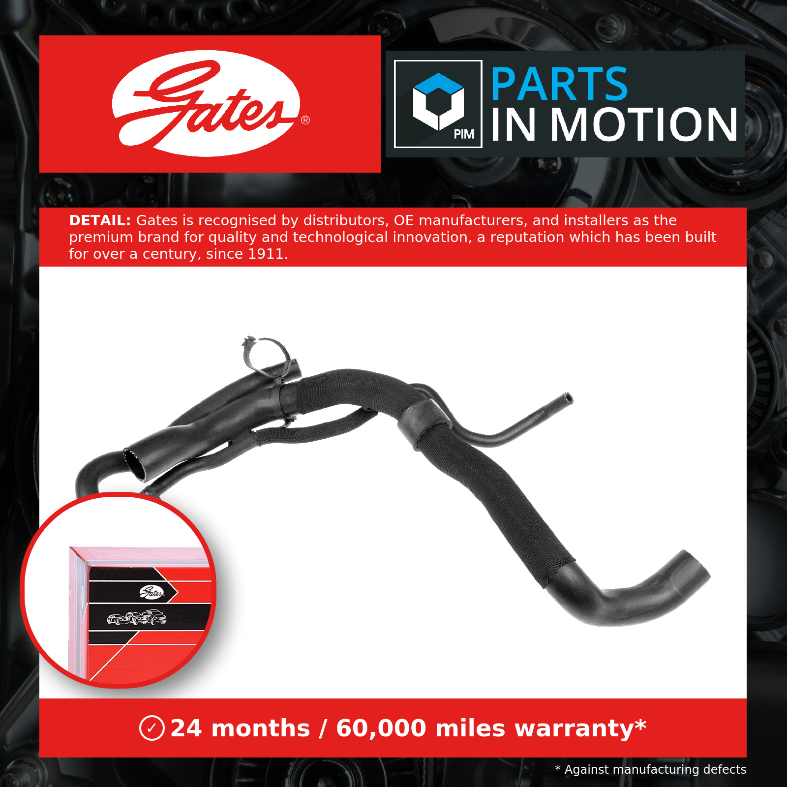 Radiator Hose fits VW POLO Mk5 1.6 Lower 2010 on CFNA Automatic Transmission New