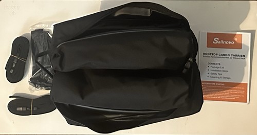 Sailnovo Car Roof Bag Cargo Carrier, 20 Cubic Feet Waterproof - Picture 5 of 12