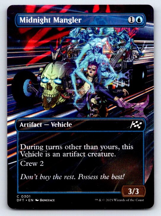 Midnight Mangler (Borderless) 301 Common Aetherdrift Magic: The Gathering LP