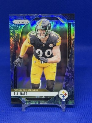 2024 Panini Prizm - T.J. Watt #245 Navy Camo Prizm /25