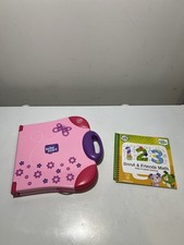 2016 LEAP FROG LEAP START Interactive Learning System Pink  Purple w/ 1 book.
