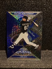 2025 Panini Crusade Baseball Colson Montgomery Blue Mojo Prizm 