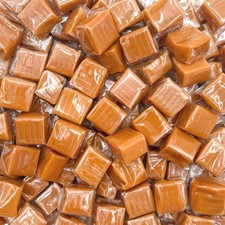 Classic Chewy Caramel Squares Candy Individually Wrapped 1 Pound Pack