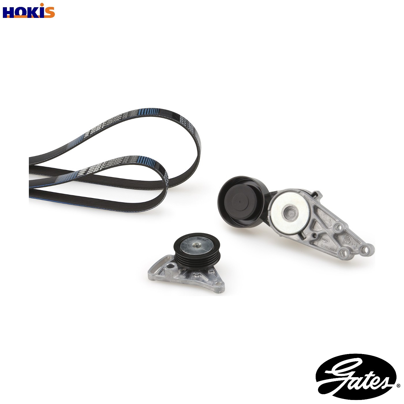 GATES K045PK1303 V-Ribbed Belt Set for AUDI,SKODA,VW - Image 7
