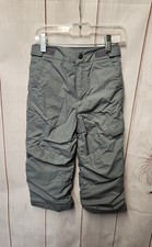 Columbia Boy's Size 4 Gray Ski Snow Pants as is- marks on back