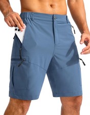 Men's Hiking Cargo Shorts 9" Lightweight Outdoor Work Shorts for Men Travel G...