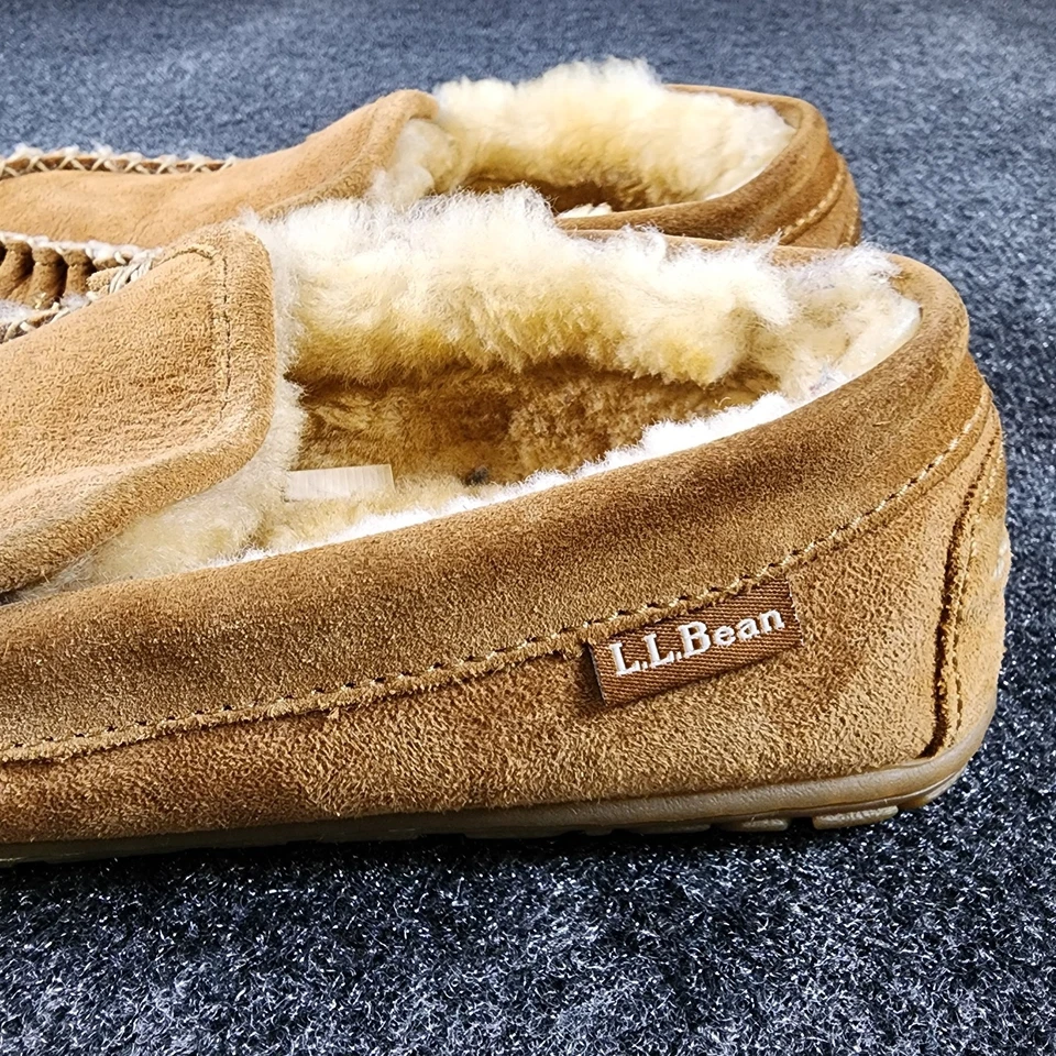 Zapatillas de mocasín LL Bean para mujer Wicked Good gamuza forradas de piel de oveja talla 6 Foto 4 de 4