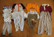 Carter's, Garanimal, Disney, Gap Infant Boys Clothing Lot of 11 Sizes NB-6m B190