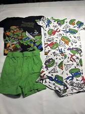 Nickelodeon Teenage Mutant Ninja Turtles 4-piece pajama set Fits Like A Size 6