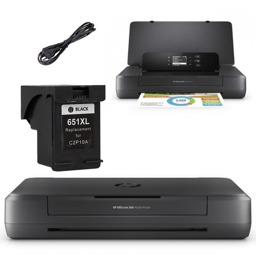 HP Officejet 202 Mobile Wi-Fi-Farb-Tintenstrahldrucker, Tinte 651