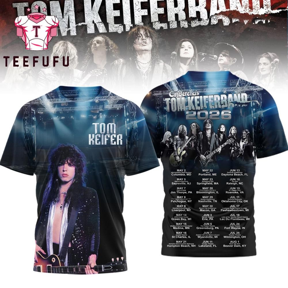 Tom Band 2026 Tour Schedule 3D Shirt