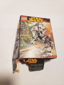 LEGO Star Wars: Clone Scout Walker (7250) Year 2004 With Minifigure, Box, & Book