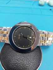 Rado DiaStar Two Tone Swiss Men’s Watch Date Ind. 152.0343.3 New Battery