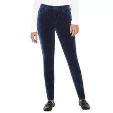 Well Worn Womens Luxe Velvet Pants Blue 10/30 NWT
