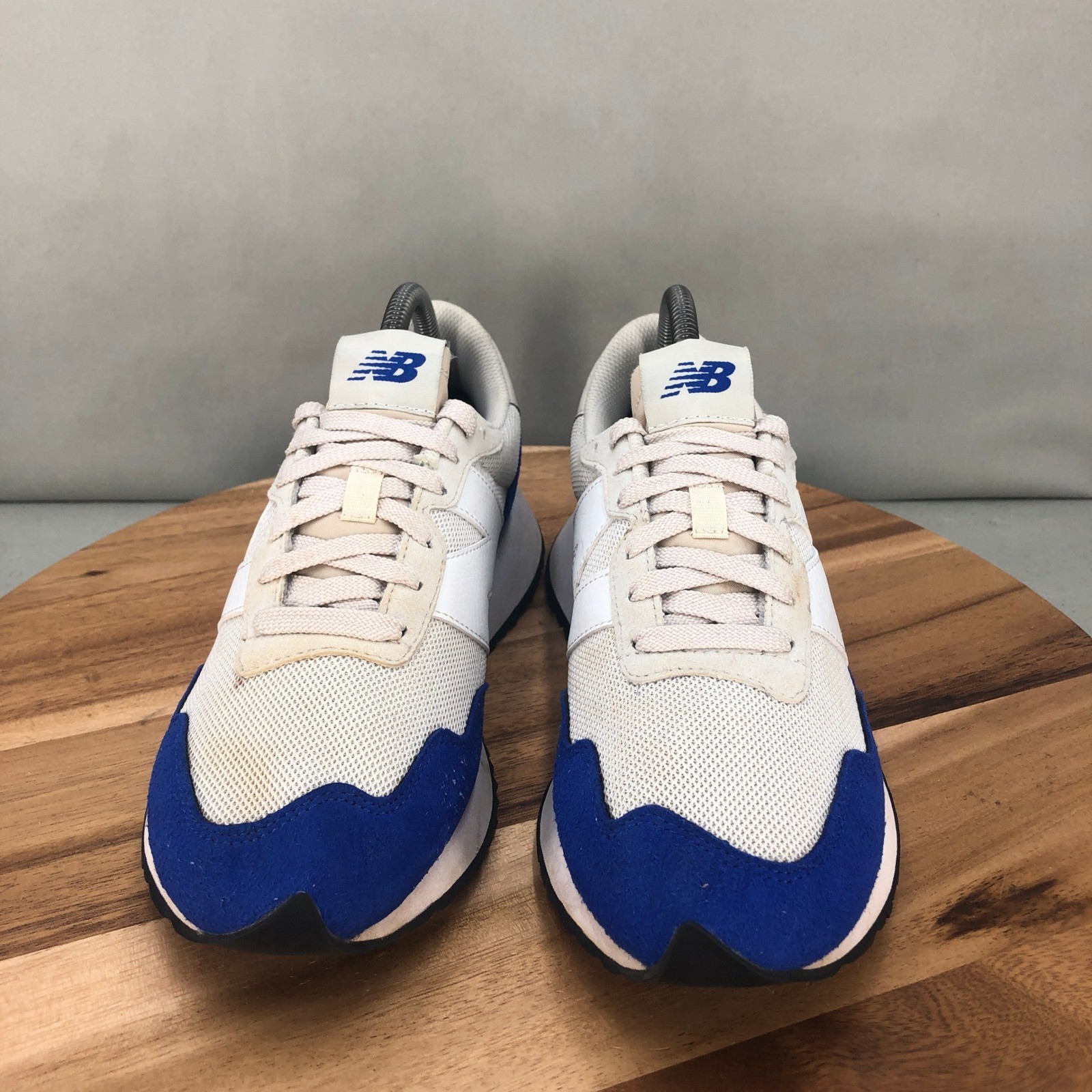 New Balance 237 Sneakers Blue White Suede Mesh Retro Running Shoes Mens 8 D thumbnail 2