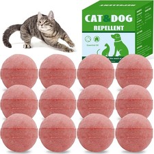 12 Pack Cat Repellent Outdoor Indoor, Cat Dog Nature Repellents Peppermint Oil