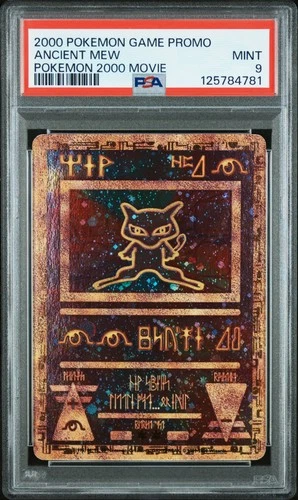 2000 POKEMON GAME MOVIE POKEMON 2000 MOVIE ANCIENT MEW PSA 9