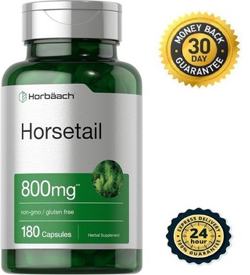 Horbaach Horsetail Herb Extract 800mg NonGmo Gluten Free Supplement 180 Capsule