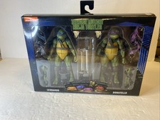TMNT NECA 2-Pack Leonardo Donatello Walmart Exclusive Ninja Turtles Figures