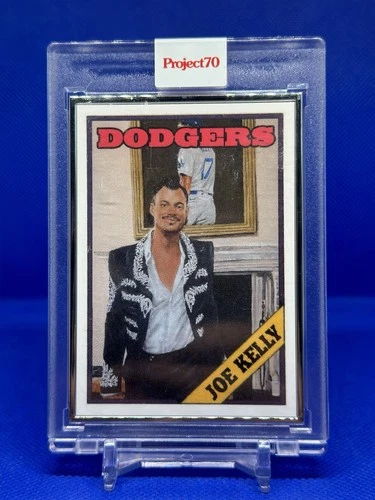 Topps 2021 Project 70 Joe Kelly by Jonas Never Artist Proof AP 5/51 Silver Frame