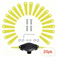 Weed Eater Bladed Head, Trimmer Head Kit 20pcs Replacement Blade for RYOBI 18V