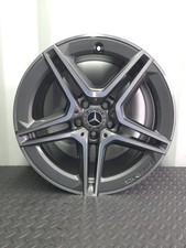 GENUINE MERCEDES C CLASS W205 18" AMG ALLOY WHEEL RIM GREY CUT REAR  UNDAMAGED