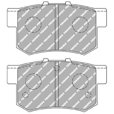 Satz Bremsbeläge Bremsklötze hinten für Honda Insight ZE Integra DB6 26250393