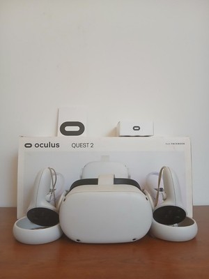 OCULUS META QUEST 2 128GB VR BOX+CONTROLLER+GADGET+HEFTE