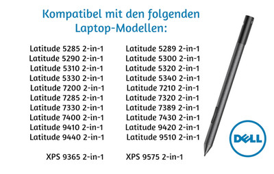 Dell Active Stift PN557W  für Dell XPS 9365, 9575 2-in-1