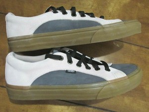 white vans with brown sole