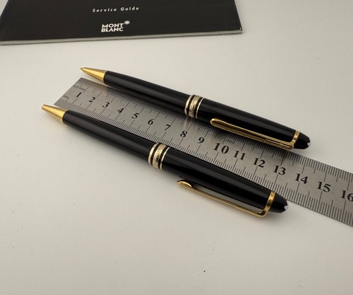 Montblanc Meisterstuck Classique 164 Ballpoint Pen & 165 Mechanical Pencil - SET - Picture 14 of 16