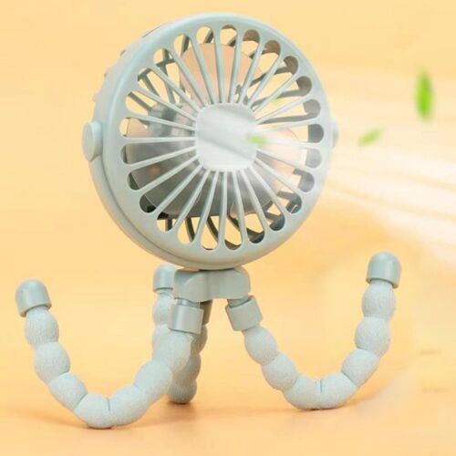 Portable Fan with Flexible Tripod Clip On Baby Fan for Stroller/ Pram/ Pushchair - Picture 6 of 12