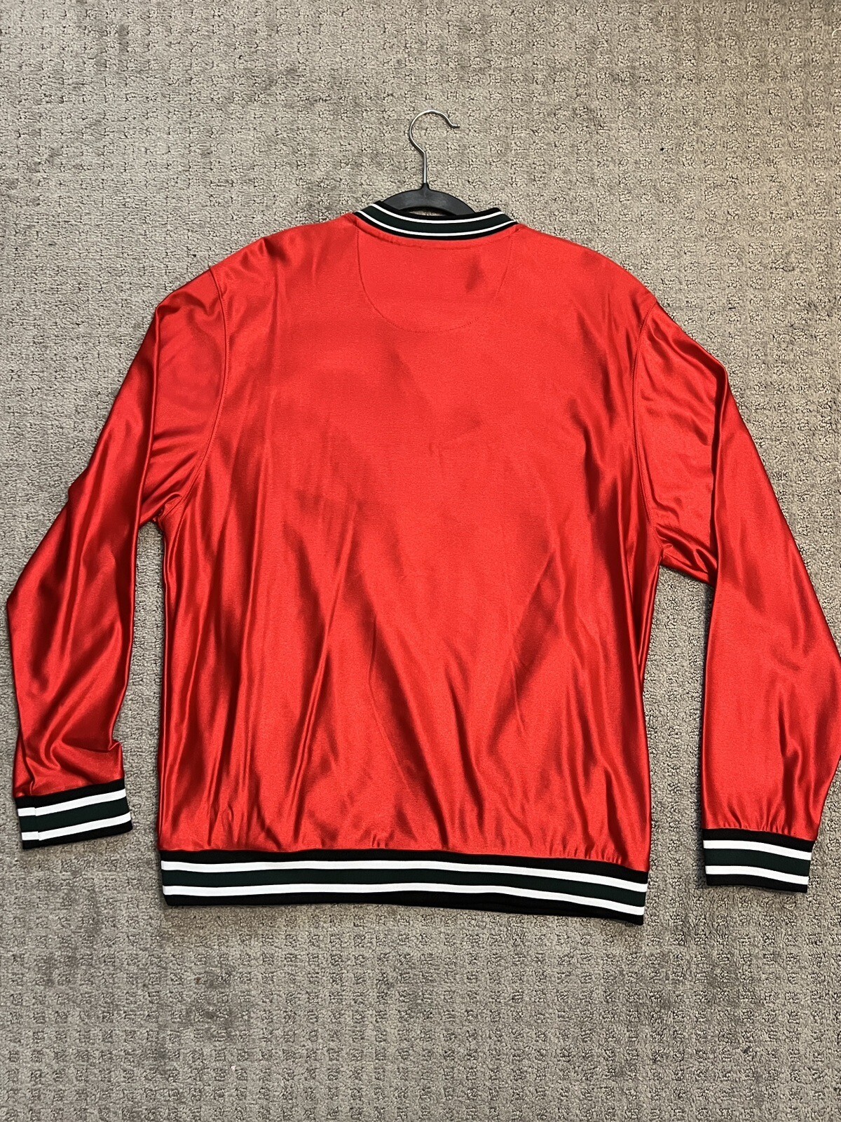 Supreme Red Sweater Script Logo - image 2