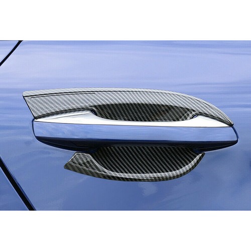 Carbon Fiber Exterior Door Handle Bowl Molding Cover Trim For Kia K5 2021-2023 - Picture 2 of 9