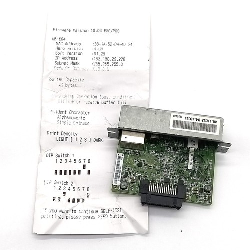 Ub-e04 Ethernet M329A Fits For Epson T88VI U288  M329a tm-u220pb 88V 88VII - Afbeelding 4 van 6