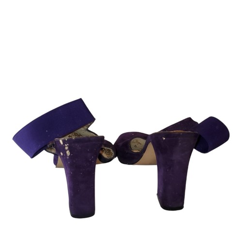 Women's Moda Spaña Purple Slingback Block Shoe. Size 10M - Picture 4 of 9