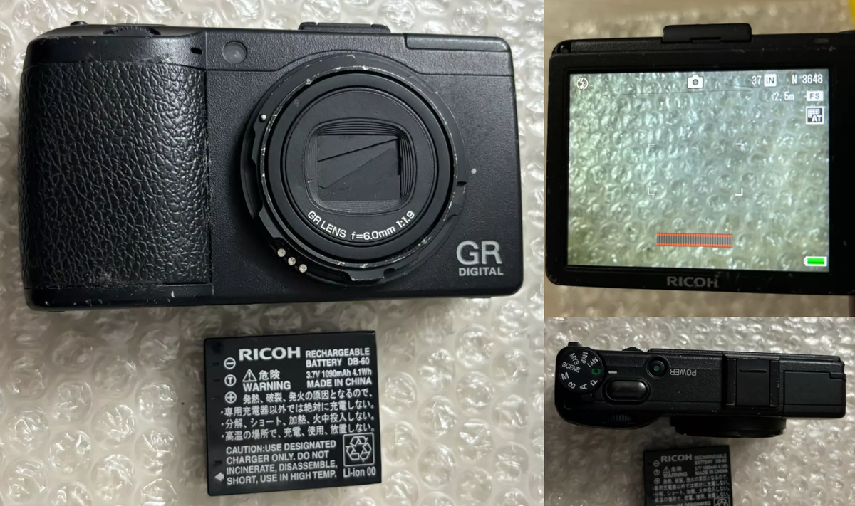 RICOH Digital Compact Camera GR 3 GRD Ⅲ 10.0 MP 4x Zoom Black