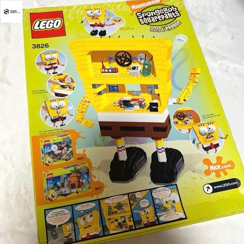 LEGO Bob l'éponge SquarePants Build-A-Bob 3826 en 2006 neuf retiré - Photo 2/16