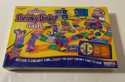 Vintage/New/Sealed - The Incredible Shrinky Dinks Game by Briarpatch - 2002 Ed