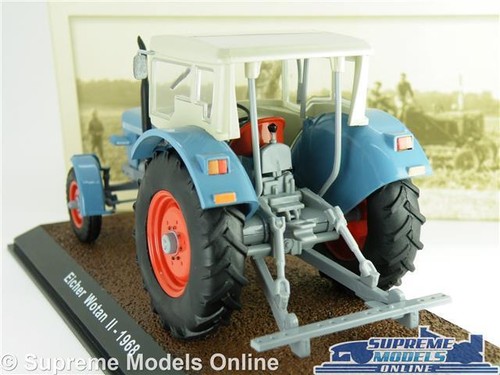 EICHER WOTAN II TRACTOR MODEL VEHICLE 1:32 SCALE 1968 IXO 7517015 BLUE K8 - Picture 3 of 4