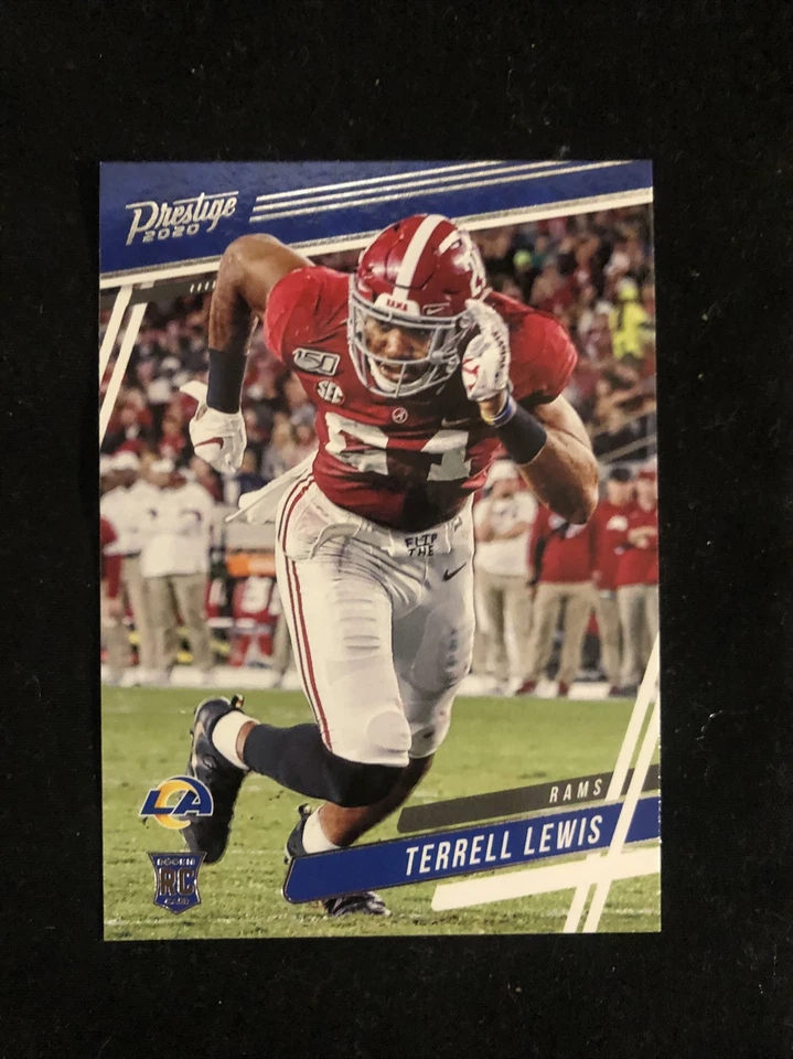 2020 Panini Prestige Terrell Lewis Rookie Auto w/ Base #291 & Red Xtra #052/399 - Image 4 of 4