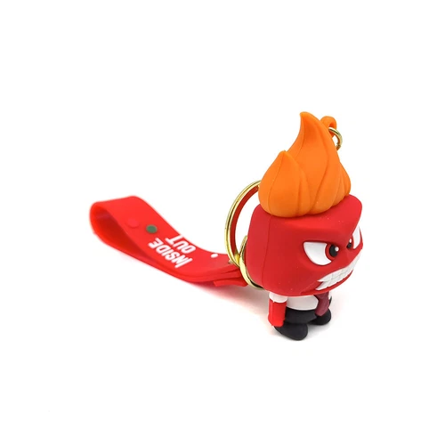 Cartoon Inside Out Schlüsselanhänger Anger Sadness Disgust Fear Figur Spielzeug - Bild 20 von 44