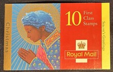 GB 1998 Christmas Stamp Booklet, 10 x 26 pence, MNH, Praying Angel design