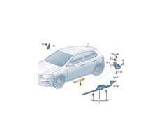 VW Polo AW Einstiegsleiste vorne links GTI 5G4853537FTW7 NEU Original