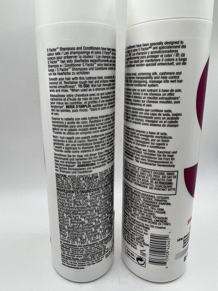 Tigi S-Factor Smoothing Lusterizer Shampoo and Conditioner Duo | eBay
