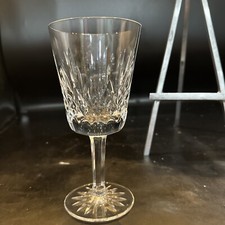 WATERFORD Crystal LISMORE 10 oz WINE / WATER GOBLET / GLASS 6 7/8" Tall D7