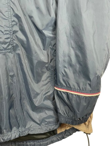 90s Vans Blue With Red White Tan Trim QTR Zip Bottom Drawstring Windbreaker XL - Picture 4 of 11