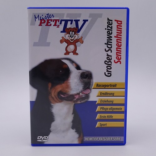 Großer Schweizer Sennenhund DVD Film Rasseportrait Ernährung Erziehung